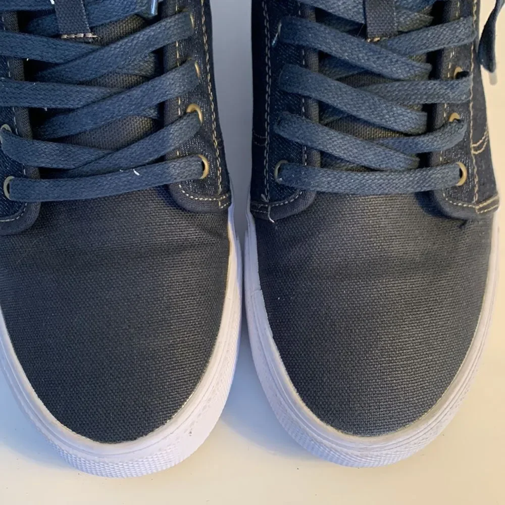 Levis Black High Top Sneakers Size 9